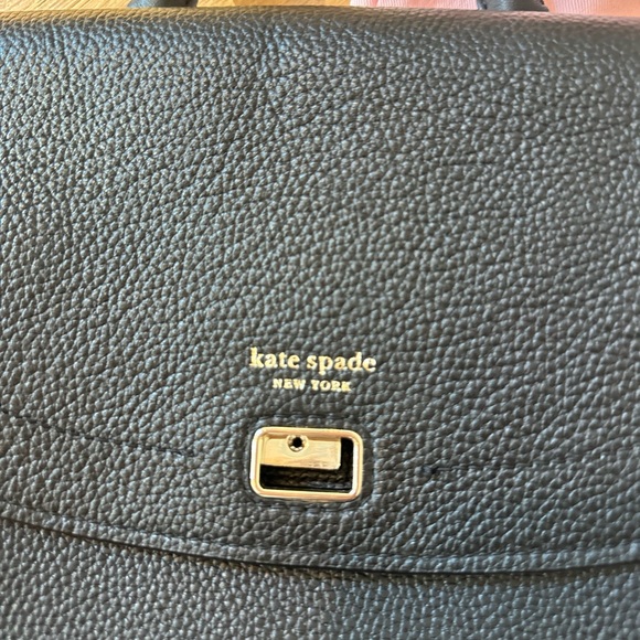 BOGO Kate Spade Black Leather Backpack - Picture 3 of 9